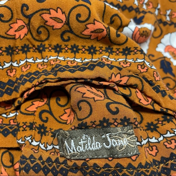 Matilda Jane Winsome Dress, navy white stripes - Picture 7 of 12